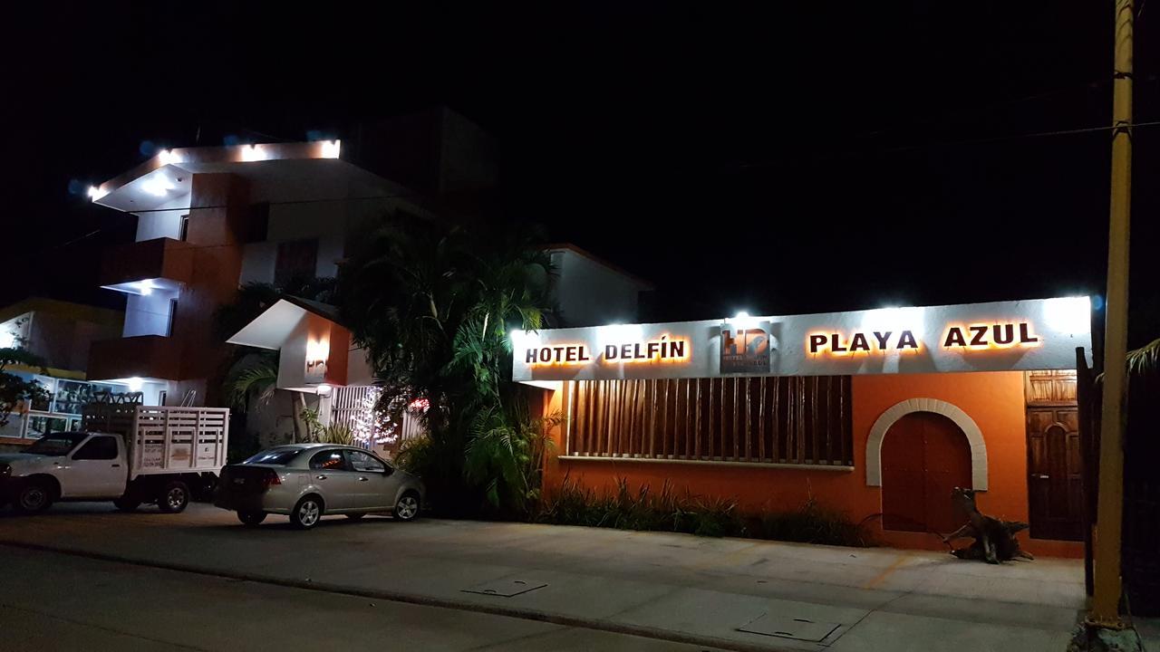 Hotel Delfin Playa Azul Lázaro Cárdenas Esterno foto
